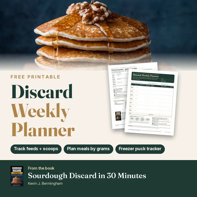 Sourdough Discard Weekly Planner preview image